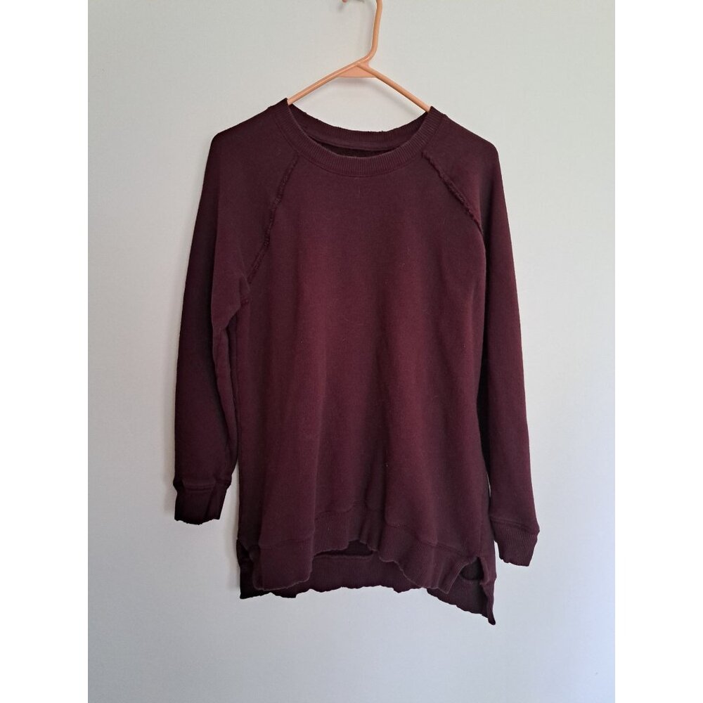 Aerie Womens Red Crewneck Sweatshirt Size L